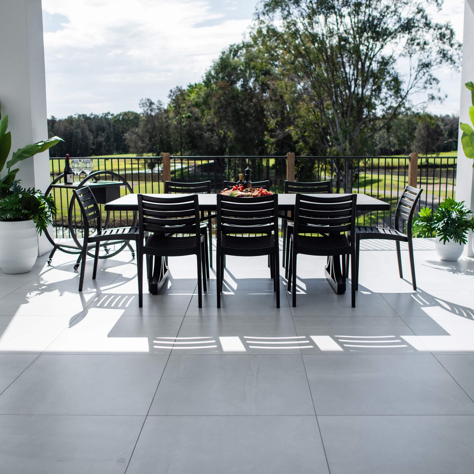 best-outdoor-furniture-Apollo Chester Moon - 9pce (215x100) - Outdoor Dining Set #color_BLACK