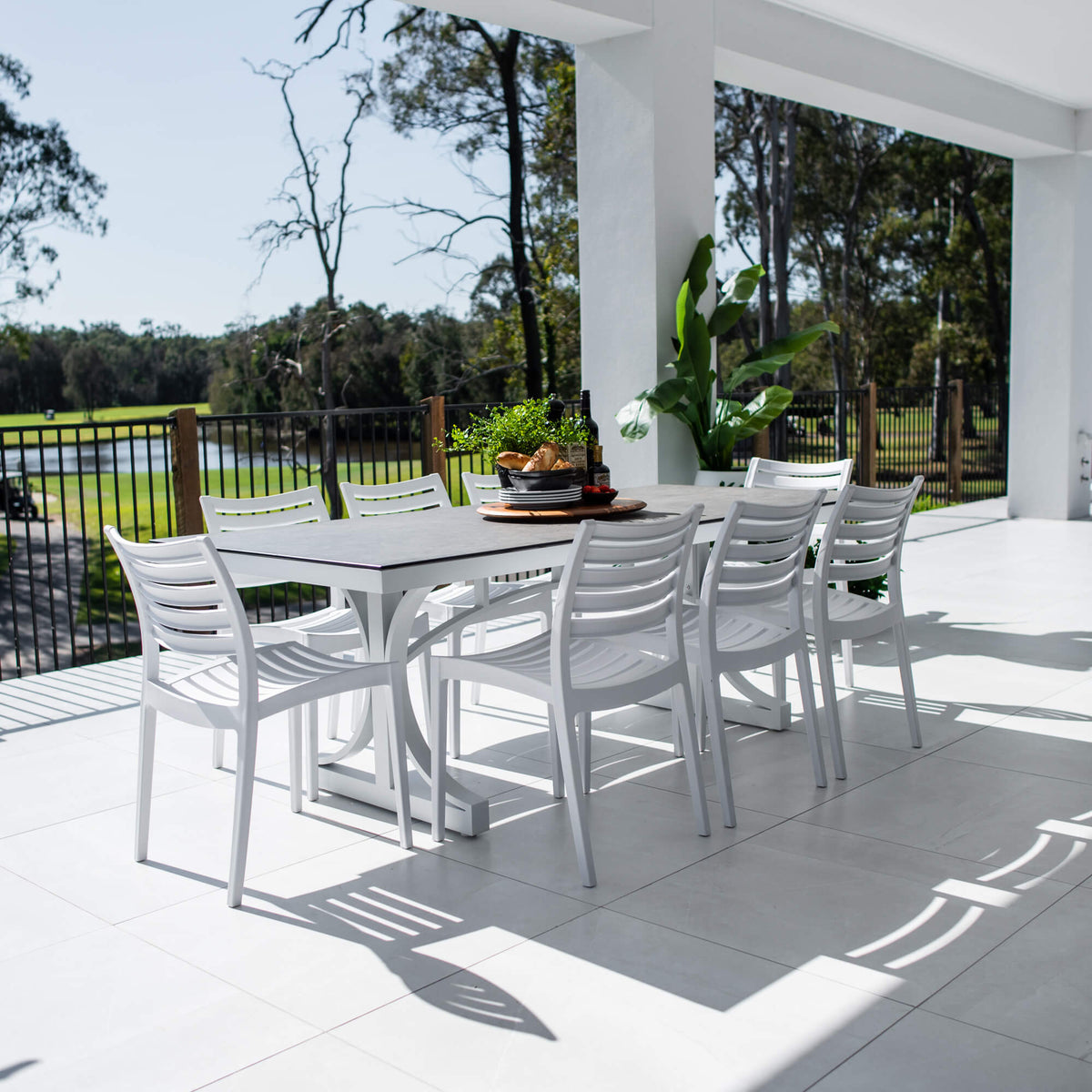 best-outdoor-furniture-Apollo Chester Moon - 9pce (215x100) - Outdoor Dining Set #color_WHITE