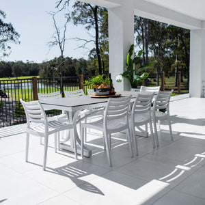 best-outdoor-furniture-Apollo Chester Moon - 9pce (215x100) - Outdoor Dining Set #color_WHITE