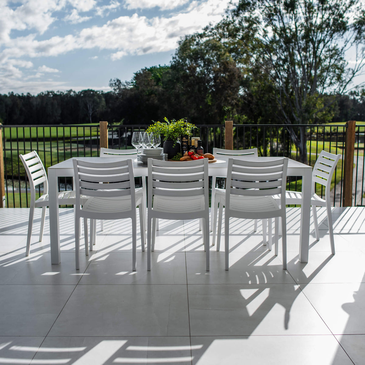 best-outdoor-furniture-Apollo Cruz - 9pce (200x90) - Outdoor Dining Set #color_WHITE-GREY