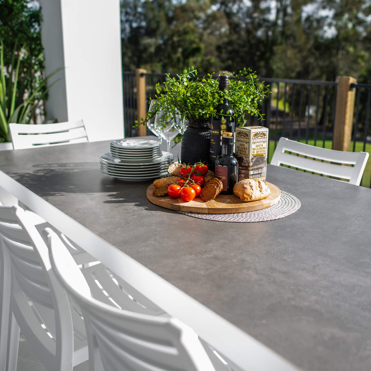 best-outdoor-furniture-Apollo Cruz - 9pce (200x90) - Outdoor Dining Set #color_WHITE-GREY