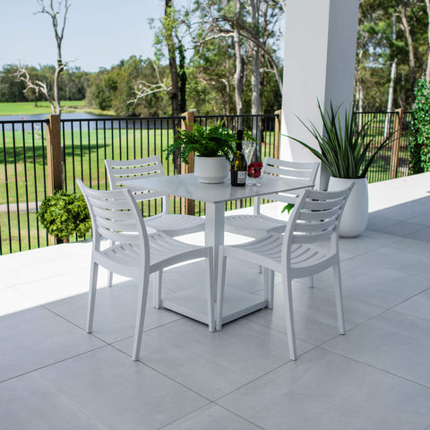 Apollo Lennox - 5pce (80x80) - Outdoor Dining Set