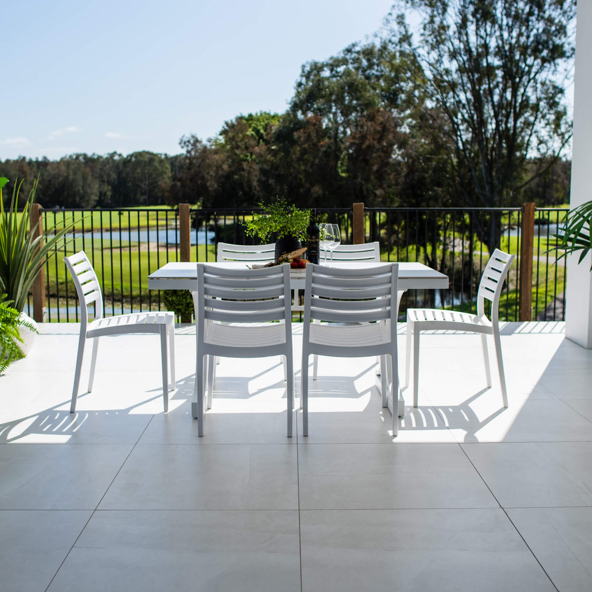 best-outdoor-furniture-Apollo Malibu - 7pce (150x80) - Outdoor Dining Set  #color_WHITE