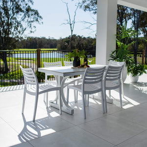 best-outdoor-furniture-Apollo Malibu - 7pce (150x80) - Outdoor Dining Set  #color_WHITE