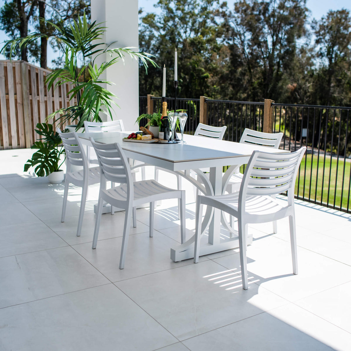 best-outdoor-furniture-Apollo Malibu - 7pce (180x100) - Outdoor Dining Set #color_WHITE