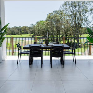 best-outdoor-furniture-Apollo Malibu - 7pce (180x100) - Outdoor Dining Set #color_BLACK