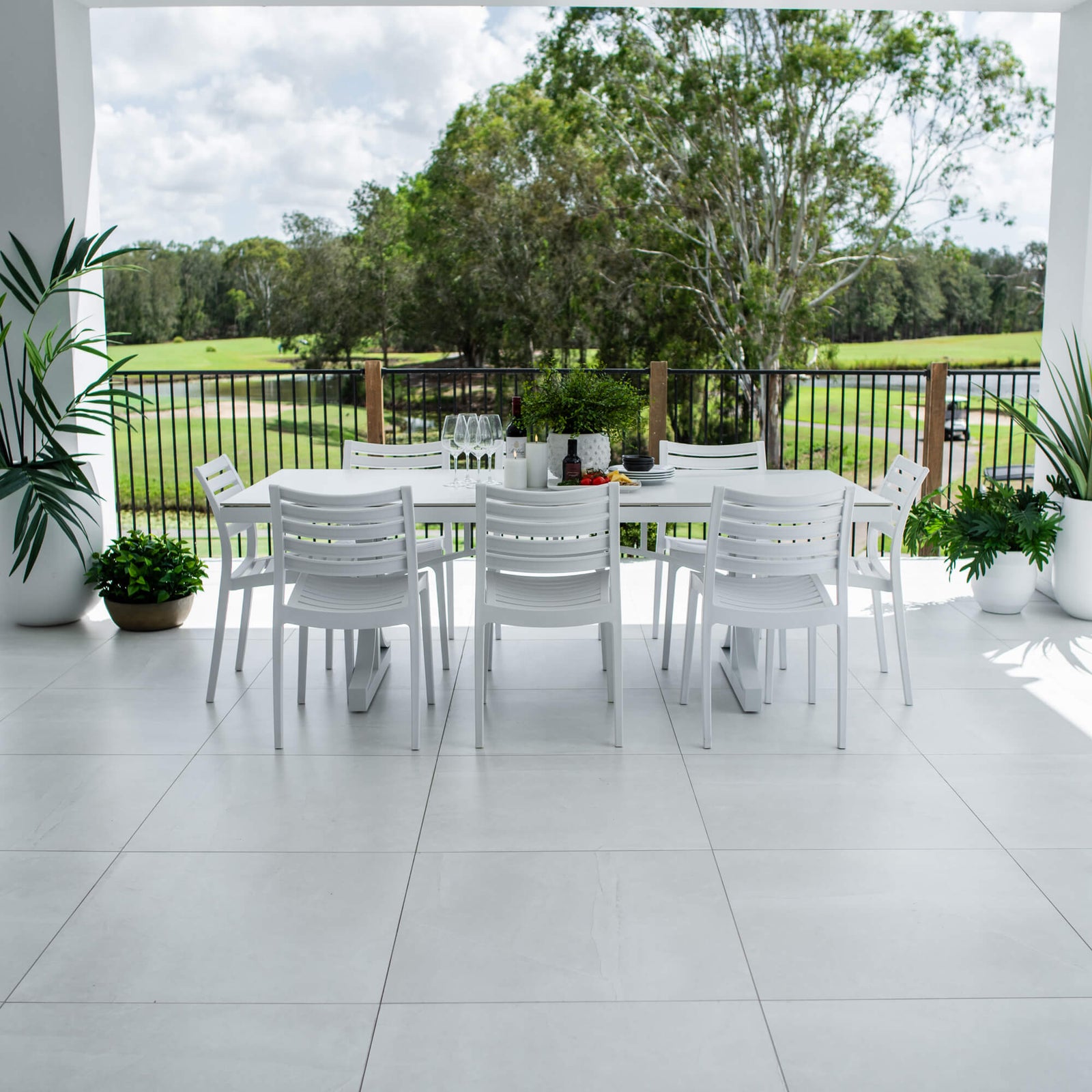 best-outdoor-furniture-Apollo Malibu - 9pce (215x100) - Outdoor Dining Set #color_WHITE