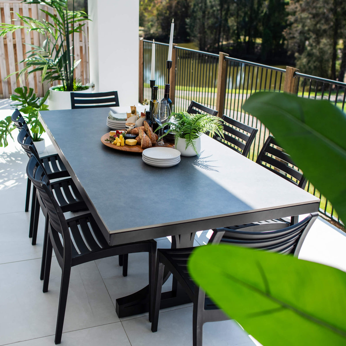 best-outdoor-furniture-Apollo Malibu - 9pce (215x100) - Outdoor Dining Set #color_BLACK