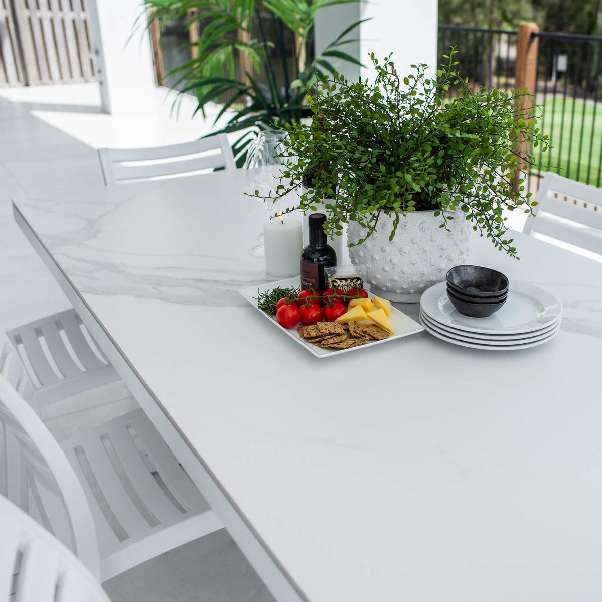 best-outdoor-furniture-Apollo Malibu - 9pce (215x100) - Outdoor Dining Set #color_WHITE