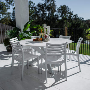 best-outdoor-furniture-Apollo Malibu Round - 7pce (150x150) - Outdoor Dining Set #color_WHITE 