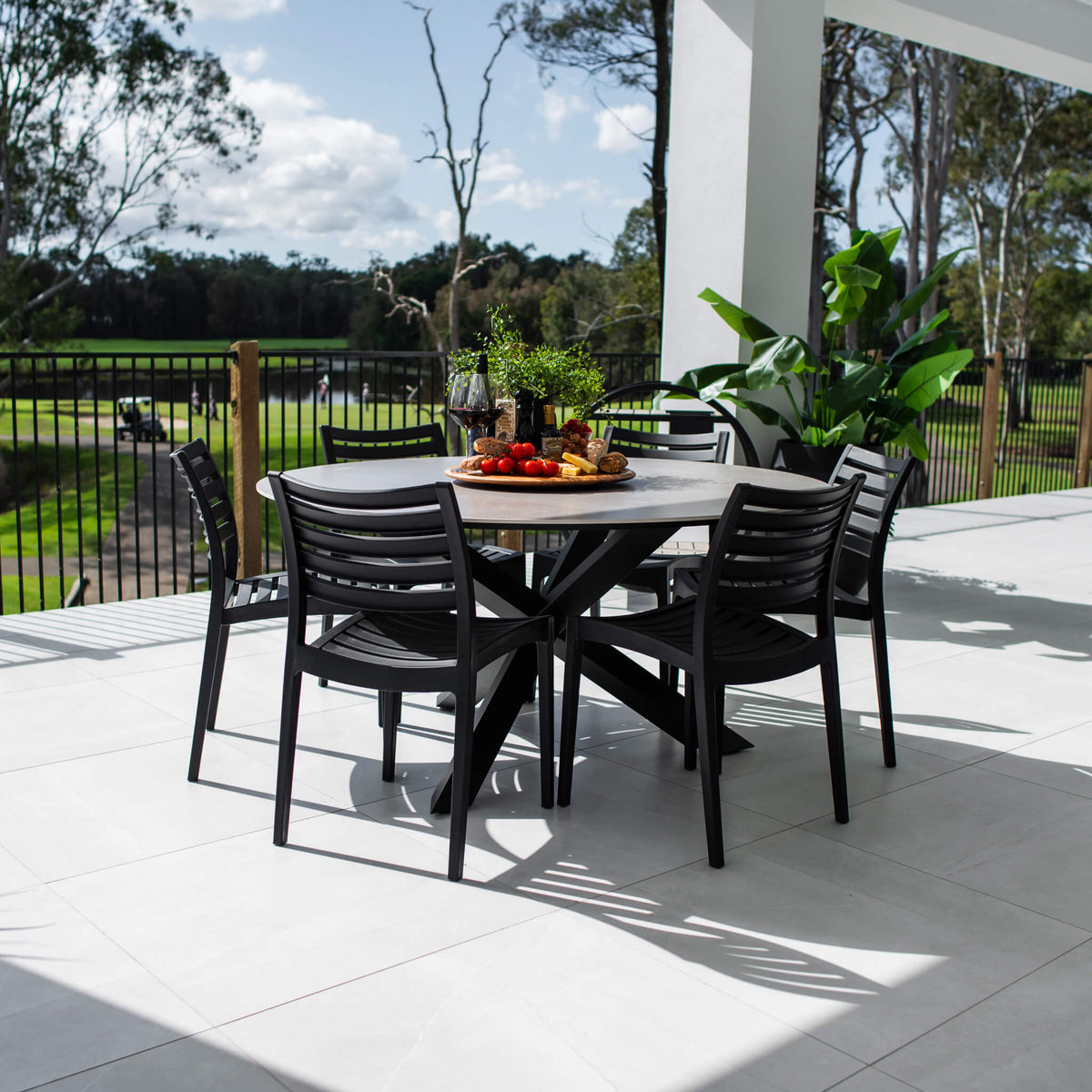 best-outdoor-furniture-Apollo Malibu Round - 7pce (150x150) - Outdoor Dining Set #color_BLACK