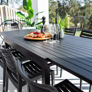 best-outdoor-furniture-Apollo Nara Extension - 11pce (270x102) - Outdoor Dining Set #color_BLACK