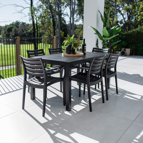 Apollo XL Aria - 7pce (150x80) - Outdoor Dining Set