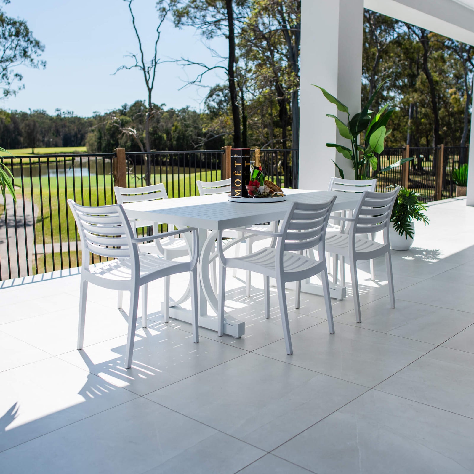 best-outdoor-furniture-Apollo XL Bergen - 7pce (180x100) - Outdoor Dining Set #color_WHITE