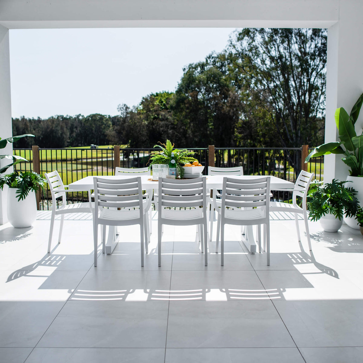 best-outdoor-furniture-Apollo XL Bergen - 9pce (220x100) - Outdoor Dining Set #color_WHITE