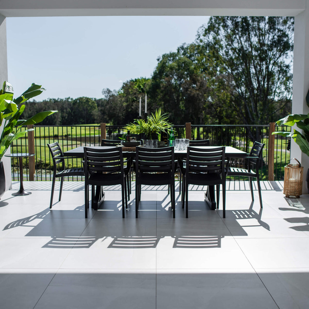 best-outdoor-furniture-Apollo XL Bergen - 9pce (220x100) - Outdoor Dining Set #color_BLACK