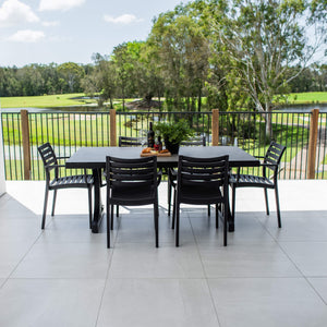 best-outdoor-furniture-Apollo XL Chester Moon - 7pce (180x100) - Outdoor Dining Set #color_BLACK