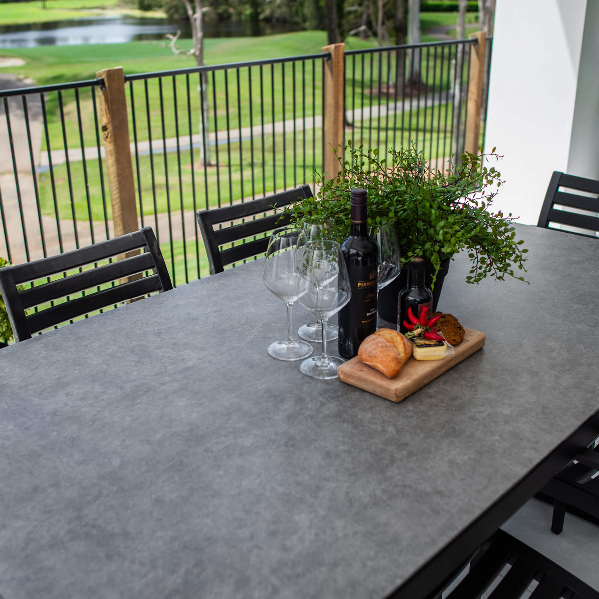 best-outdoor-furniture-Apollo XL Chester Moon - 7pce (180x100) - Outdoor Dining Set #color_BLACK