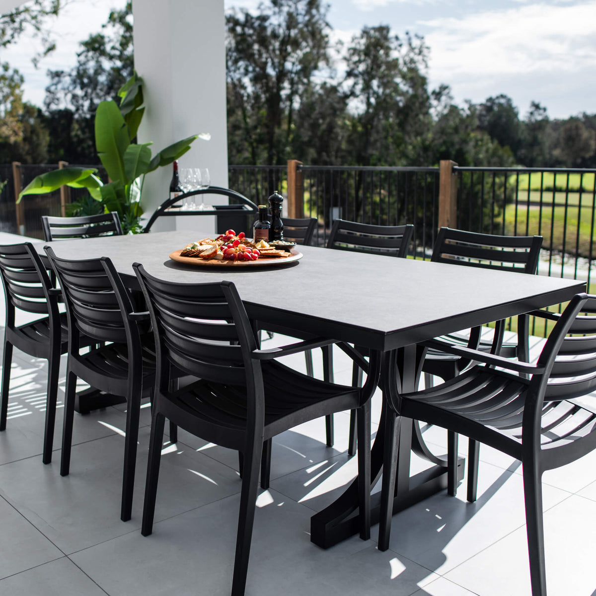 best-outdoor-furniture-Apollo XL Chester Moon - 9pce (215x100) - Outdoor Dining Set #color_BLACK