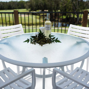 best-outdoor-furniture Apollo XL Coventry - 5pce (105x105) - Outdoor Dining Set #color_WHITE