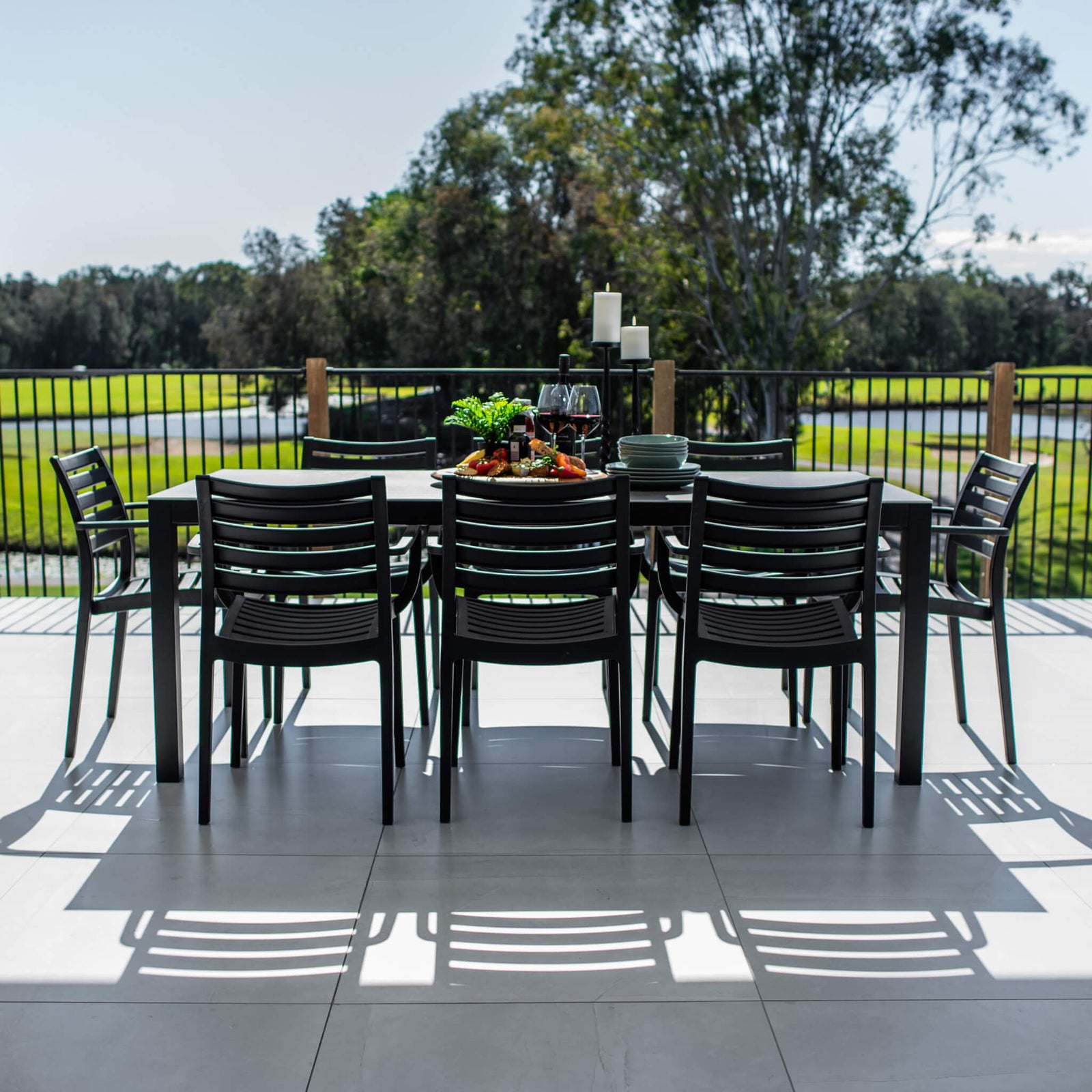 best-outdoor-furniture-Apollo XL Cruz - 9pce (200x90) - Outdoor Dining Set #color_BLACK-CHARCOAL