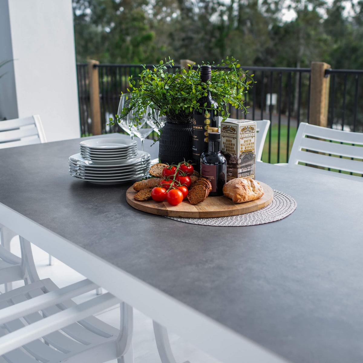 best-outdoor-furniture-Apollo XL Cruz - 9pce (200x90) - Outdoor Dining Set #color_WHITE-GREY