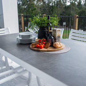 best-outdoor-furniture-Apollo XL Cruz - 9pce (200x90) - Outdoor Dining Set #color_WHITE-GREY