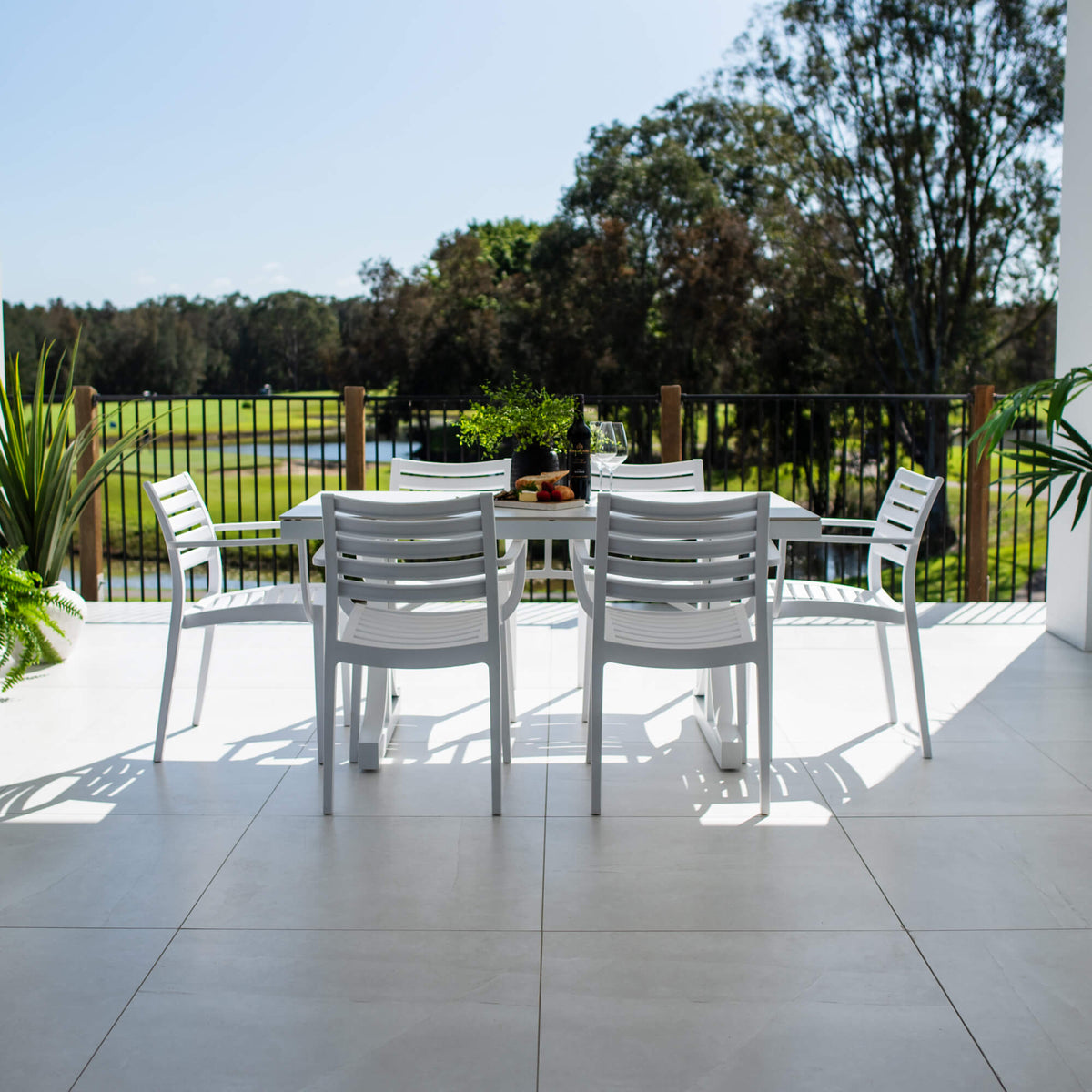 best-outdoor-furniture-Apollo XL Malibu - 7pce (150x80) - Outdoor Dining Set #color_WHITE