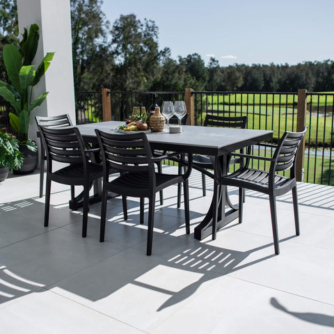 Apollo XL Malibu - 7pce (180x100) - Outdoor Dining Set