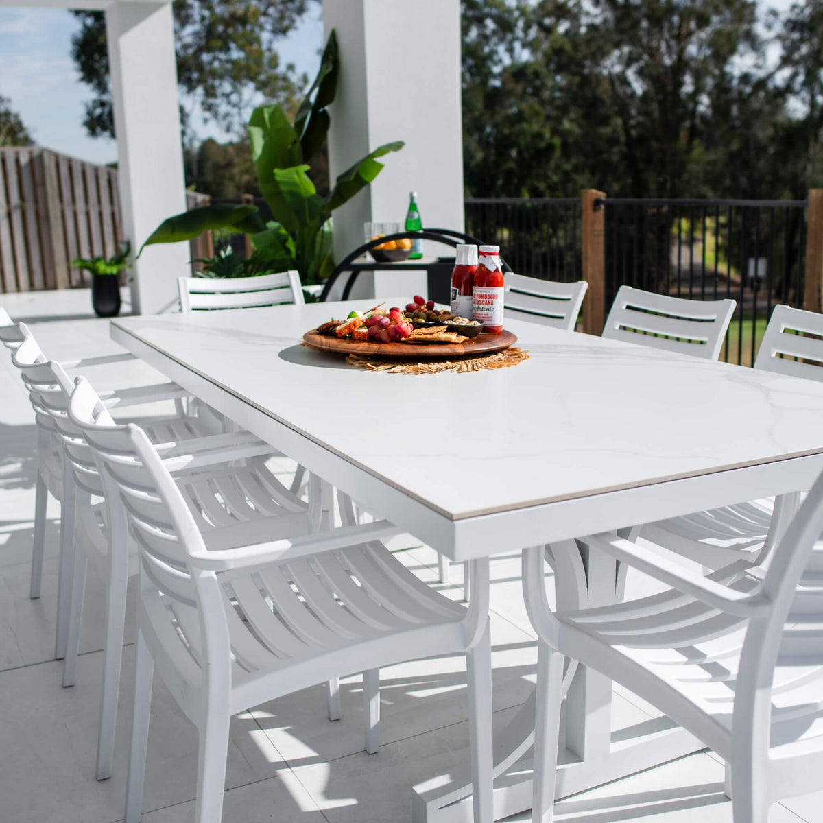 Apollo XL Malibu - 9pce (215x100) - Outdoor Dining Set