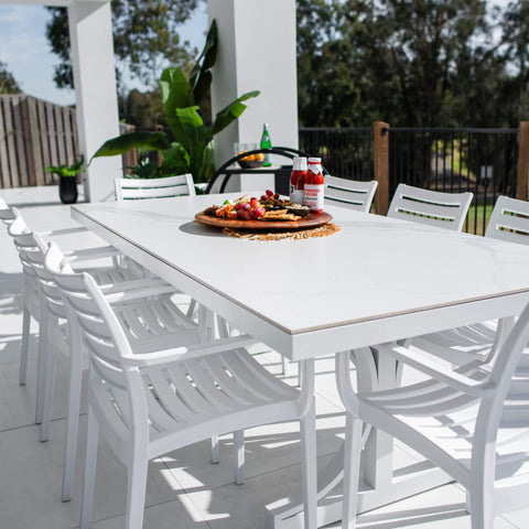 Apollo XL Malibu - 9pce (215x100) - Outdoor Dining Set