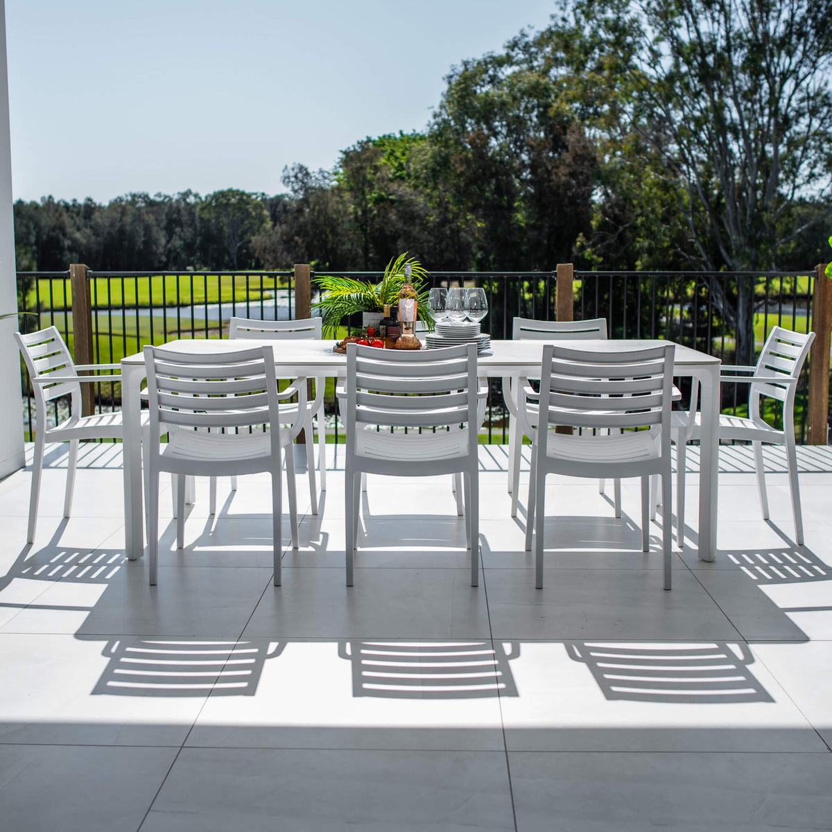 best-outdoor-furniture-Apollo XL York - 9pce (220x100) - Outdoor Dining Set #color_WHITE-GREY