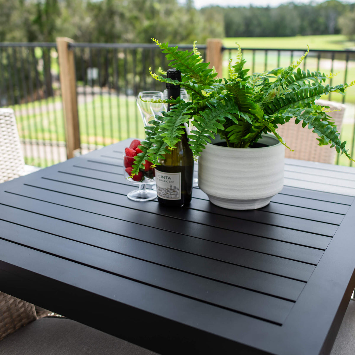 best-outdoor-furniture-Aspen Aria - 5pce (90x90) - Outdoor Dining Set #color_BLACK