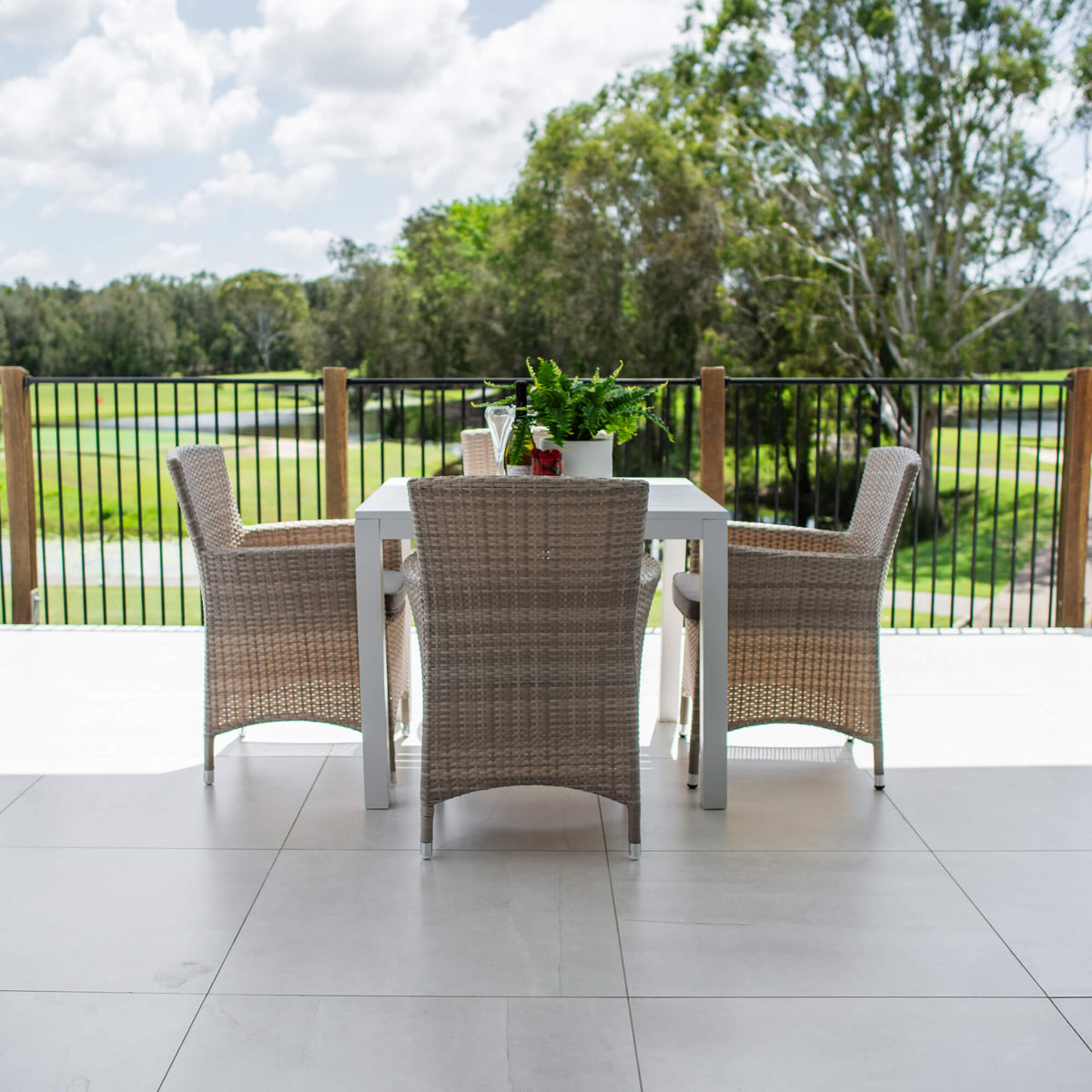 best-outdoor-furniture-Aspen Aria - 5pce (90x90) - Outdoor Dining Set #color_WHITE