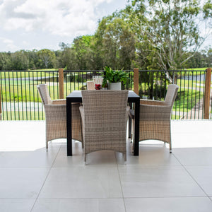 best-outdoor-furniture-Aspen Aria - 5pce (90x90) - Outdoor Dining Set #color_BLACK