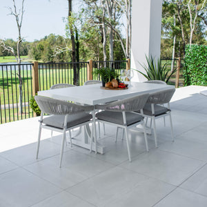 best-outdoor-furniture-Kiara Rope Bergen - 7pce (180x100) - Outdoor Dining Set #color_WHITE