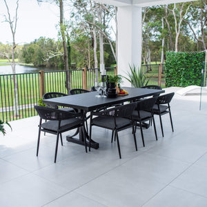 best-outdoor-furniture-Kiara Rope Bergen - 9pce (220x100) - Outdoor Dining Set #color_BLACK