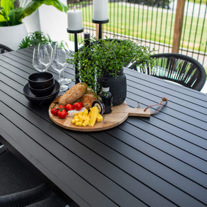 best-outdoor-furniture-Kiara Rope Bergen - 9pce (220x100) - Outdoor Dining Set #color_BLACK