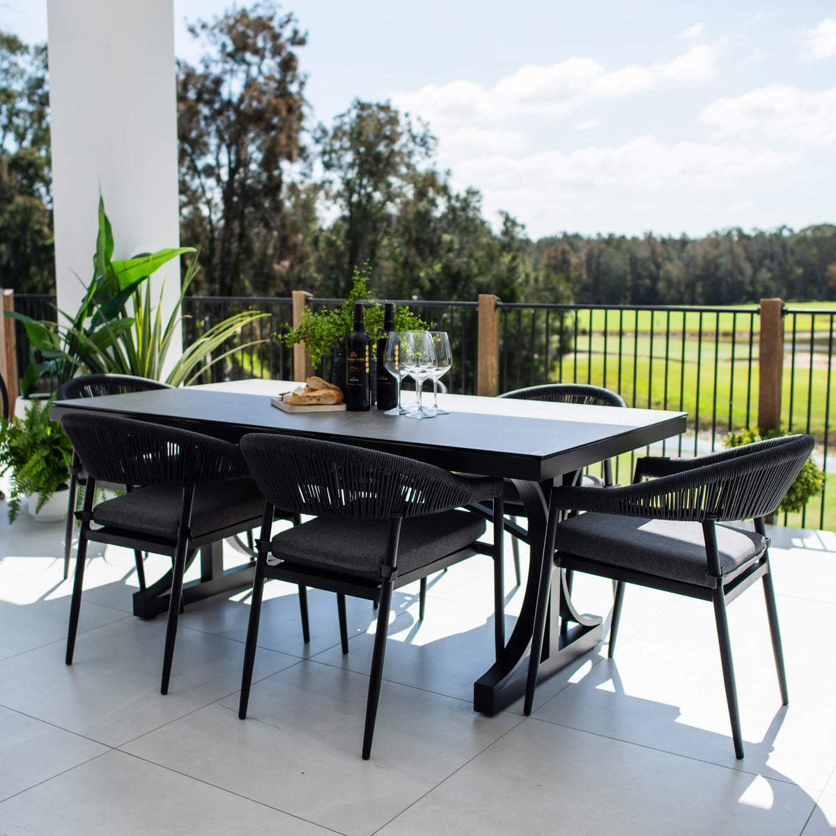 best-outdoor-furniture-Kiara Rope Chester Moon - 7pce (180x100) - Outdoor Dining Set #color_BLACK
