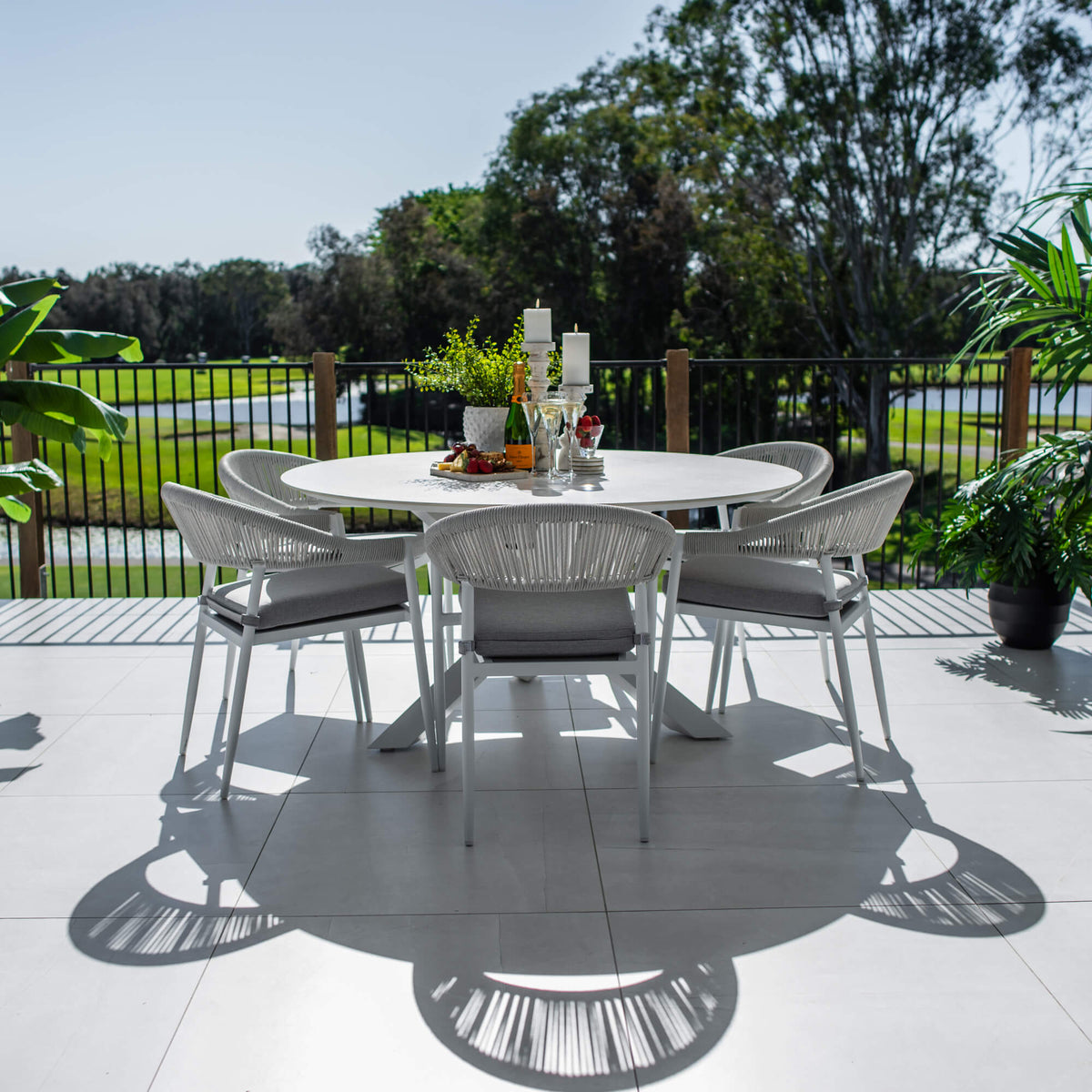 best-outdoor-furniture-Kiara Rope Malibu Round - 7pce (150x150) - Outdoor Dining Set #color_WHITE