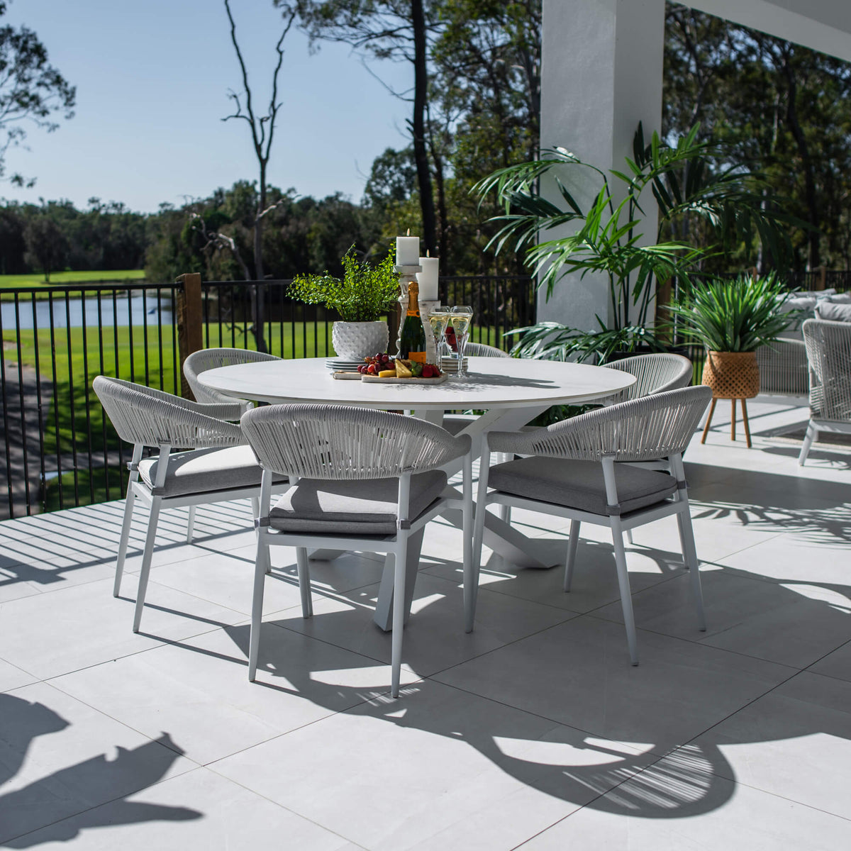 best-outdoor-furniture-Kiara Rope Malibu Round - 7pce (150x150) - Outdoor Dining Set #color_WHITE