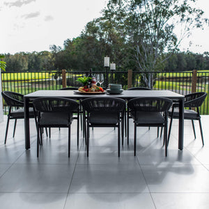 best-outdoor-furniture-Kiara Rope York - 9pce (220x100) - Outdoor Dining Set #color_BLACK-CHARCOAL