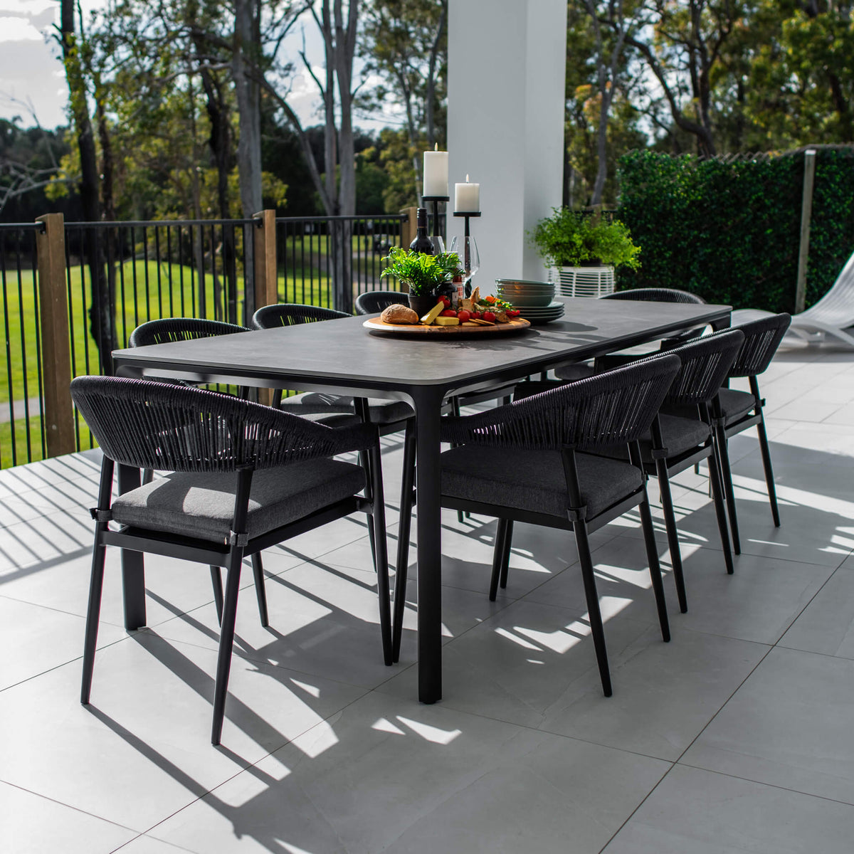 best-outdoor-furniture-Kiara Rope York - 9pce (220x100) - Outdoor Dining Set #color_BLACK-CHARCOAL