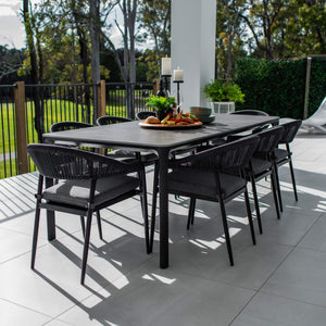 best-outdoor-furniture-Kiara Rope York - 9pce (220x100) - Outdoor Dining Set #color_BLACK-CHARCOAL