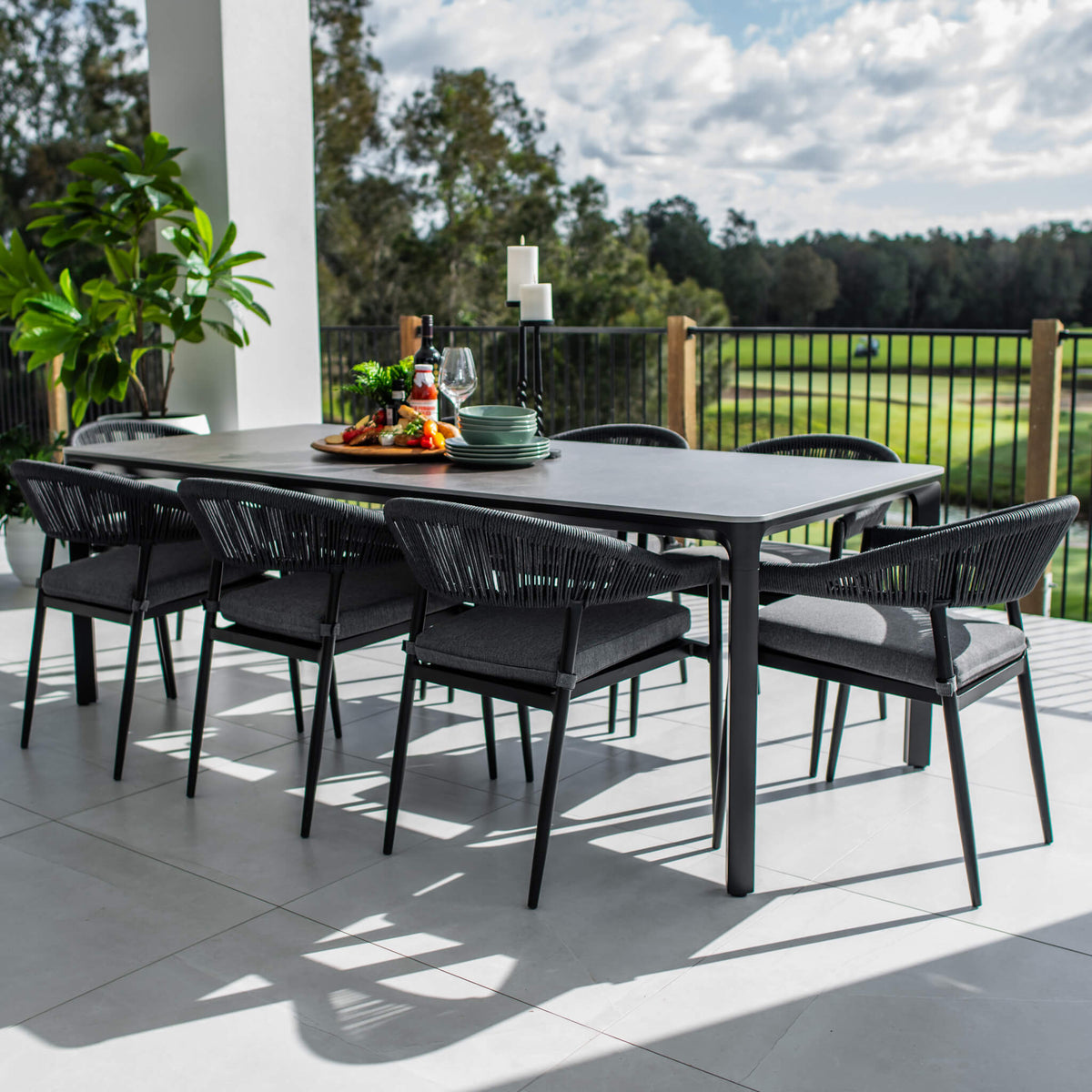 best-outdoor-furniture-Kiara Rope York - 9pce (220x100) - Outdoor Dining Set #color_BLACK-CHARCOAL