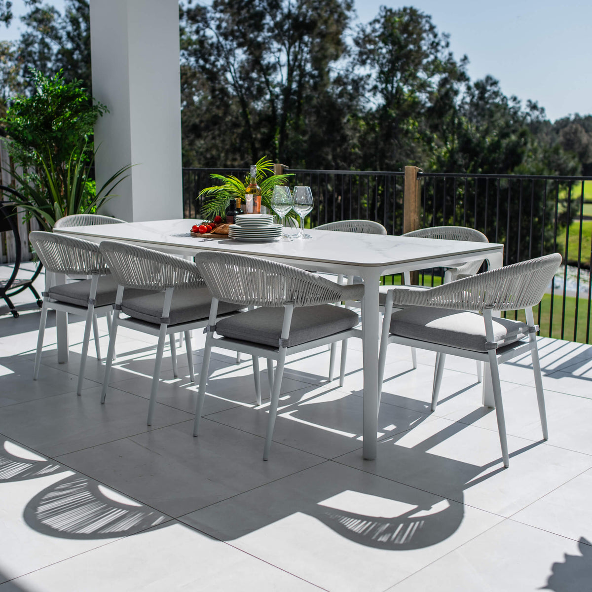 best-outdoor-furniture-Kiara Rope York - 9pce (220x100) - Outdoor Dining Set #color_WHITE-GREY