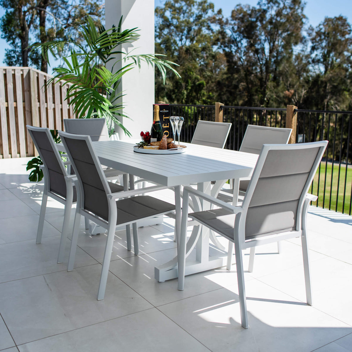 best-outdoor-furniture-Margot Bergen - 7pce (180x100) - Outdoor Dining Set #color_WHITE