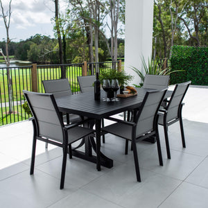 best-outdoor-furniture-Margot Bergen - 7pce (180x100) - Outdoor Dining Set #color_BLACK