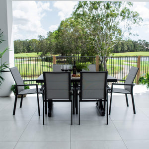 best-outdoor-furniture-Margot Chester Moon - 7pce (150x80) - Outdoor Dining Set #color_BLACK