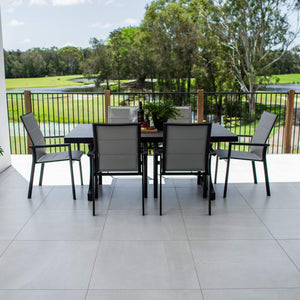 best-outdoor-furniture-Margot Chester Moon - 7pce (180x100) - Outdoor Dining Set #color_BLACK